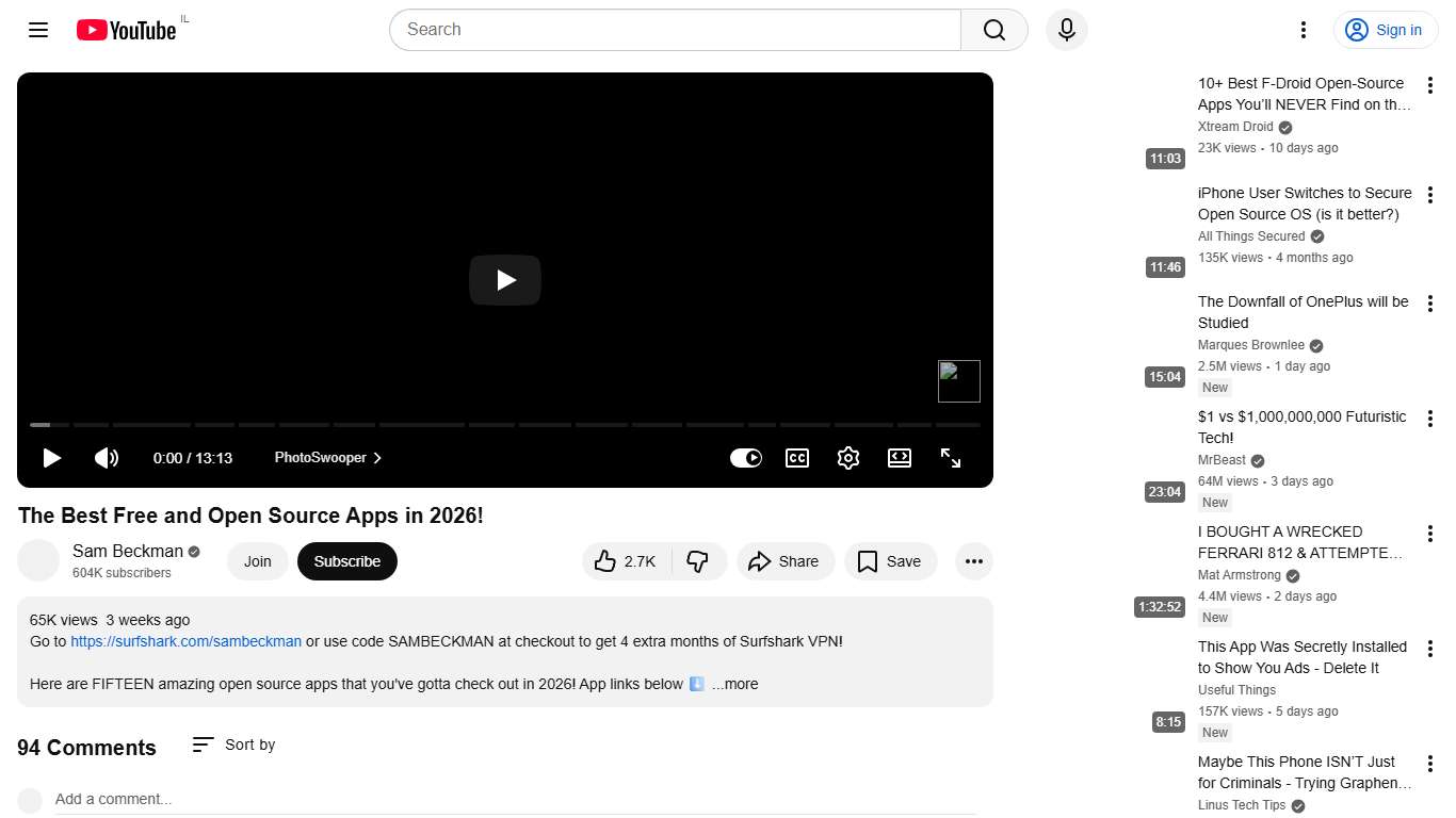 The Best Free and Open Source Apps in 2026! - YouTube